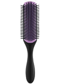 Curly Hair Brush for Women Men Curl Defining Hairbrush Small Mini Detangler Edge Combs Barber Styling Tools Travel Accessories Cruise Ship Essential 2029 Beach Vacation Must Have Gift - color: Purple 9 Row