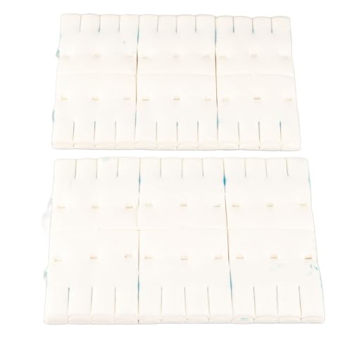 Disposable Toilet Brush Replacement Refills 12 Count Toilet Bowl Scrubber Pads for Easy Cleaning