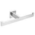 Double Toilet Paper Holder Wall Mount, SUS304 Stainless Steel 2 in 1 Square Dual Tissue Rolls Holder for Bathroom, Commercial Toilet Paper Holder for Office, Hotel Holding Mega Rolls Polished Chrome - color: Polished Chrome