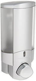 Better Living Products 76130-1, 1-Chamber, Satin Silver | 1 Chamber, Soap and Sanitizer Dispenser Pump, No Drill - color: Satin Silver, size: 1-Chamber