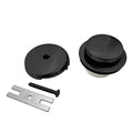 Kingston Brass DTT5302A0 Easy Touch Toe-Tap Tub Drain Kit, Matte Black - color: Matte Black
