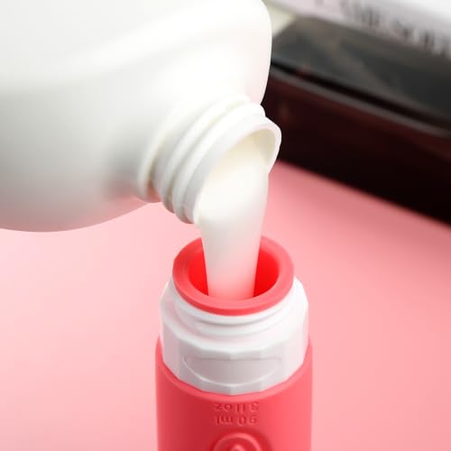 Mrsdry Travel Bottles for Toiletries, Tsa Approved 3oz Travel Size Containers BPA Free Leak Proof Refillable Liquid Silicone Squeezable Travel Accessories for Shampoo Conditioner Lotion (4 Pack) - color: Dark-Purp
