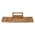 Bathtub Tray, Retractable Bathtub Rack for Bathtub, Sturdy and Waterproof Home Spa, Favored Gift by Lady Teak Color