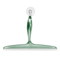 iDesign Bathroom Plastic Shower Squeegee with Wall Hook - Clear/Green - color: Clear/Green, style: Pack of 1