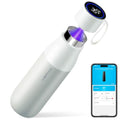 VSITOO S1 Pro 15oz Insulated Stainless Steel Self-Cleaning Water Bottle | Mini 15oz Insulated Bottle With Auto Self-Cleaning, App or Touchscreen Control, Temp Display, 30-Day Battery & 24H Cold - color: White, size: 15 Ounces