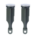 2-Pack RP5648BN Drain Stopper Replacement Part, Compatible with Delta Faucets, 1/4 x 4 Inch Pop-Up Style, with Black Sealing Ring