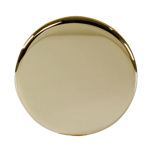Westbrass Mushroom Tip-Toe Tub Trim Set with Floating Faceplate, Polished Brass, D398RK-01 - color: Polished Brass, size: 1 Pack