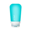 humangear GoToob+ (Large) | Refillable Silicone Travel Bottle | Locking Lid | Food-Safe Material | Aqua, Large (3.4 fl.oz.; 100ml) - color: Aqua, size: 3.4 Ounces
