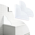 Shower Splash Guard Kit Bathtub Corner Shower Dam Bathtub Corner Splash Guard for Showers Bath Tubs Kitchen 9.25 x 9.25 in