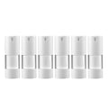 LONGWAY 0.5 Oz 15ml Airless Pump Bottles,Small Plastic Travel Vacuum Cosmetic Pump Bottles for Lotion and Cream(Pack of 6, Frosted) - size: 15 ml