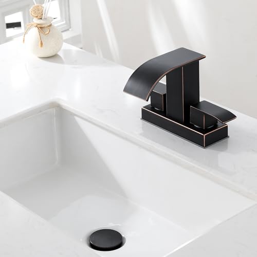 TIORIY Vessel Sink Drain Without Overflow, Plastic Bathroom Pop up Sink Drain Fit for 1 3/4 Inch Vessel Sink, Built-in Anti Clogging Sink Stopper, Oil Rubbed Bronze - color: No Overflow Oil Rubbed Bronze