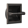 FORIOUS Recessed Toilet Paper Holder, Stainless Steel Durable Tissue Roll Holder Wall Mount for Bathroom Space Saving Design with Mounting Bracket, in Wall Toilet Paper Dispenser, Oil Rubbed Bronze - color: Oil Rubbed Bronze
