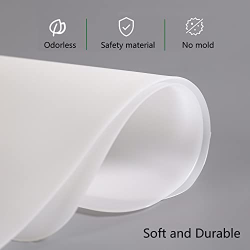 Silicone Tub Stopper Floor Drain Cover, 2 Pieces Sewer Anti-Odor Mat Deodorizing Drain Plugs for Kitchen, Bathroom and Laundry(5x5 inch) - color: White/5*5 Inch/2-piece Set