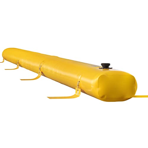 Flood Barrier, Flood Bags, Sandbag Alternative, Water Barrier for Flooding with Great Waterproof Effect, Reusable PVC Water Diversion Tubes, Lightweight Flood Barriers for Home, Door, Garage - style: 24ft(l) * 6(h)