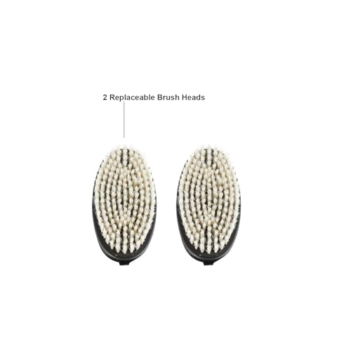 EASACE 2 Set Replacement Body Brush Only for Adjustable Head Back Scrubber.
