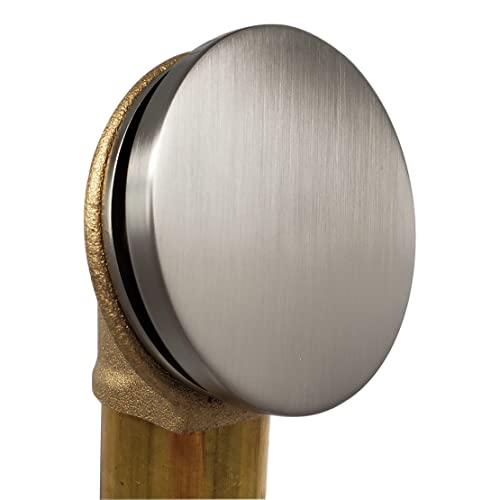 Westbrass Floating No-Hole Overflow Faceplate, Stainless Steel, D980R-20 - color: Stainless Steel, size: 1 Pack