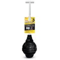 Korky BeehiveMAX Heavy Duty Toilet Plunger - Seals All Bowl Shapes – Powerful Clog Removal - style: Adjustable Handle
