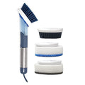 CBC Crown Soap Dispensing Dishwashing Brush with 4 Scrub Brush Heads & Extra Refill Set - style: Brush Set