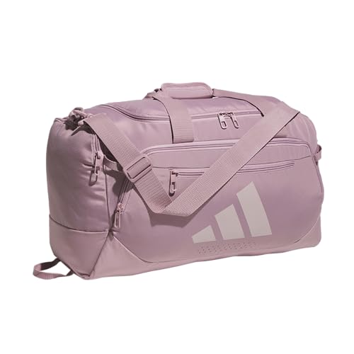 adidas Defender 5 Duffel Bag for Sports, Gym and Travel, Magic Mauve Purple/Dual Lilac Purple, OSFA - color: Magic Mauve Purple/Dual Lilac Purple, style: Small (42l)