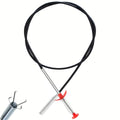 Drain Snake, Drain Clog Remover - Gutter Cleaning Tools Drain Cleaner for Toilet Sewer Shower Kitchen Bathroom Tub Clogged Drains Opener Cleaning Tool, Flexible Grabber Claw Pick Up Reacher (63 inch) - size: 63 inch