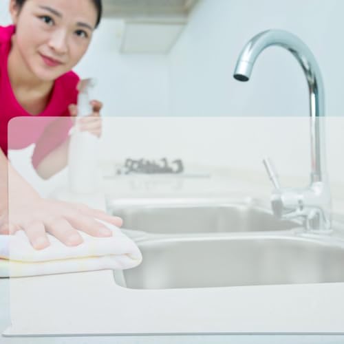 Alipis Shower Tub Water Splash Guard Splashproof Baffle for Bathroom Water Control Plastic Splash Guard for Bathtub Use Tub Protector for Splashing 11.81 X 7.00 X 1.96 in