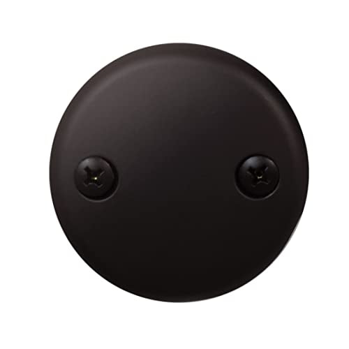 Westbrass D93-2-12 1-1/2" Tip-Toe Bathtub Drain Trim with Two-Hole Overflow, Oil Rubbed Bronze - color: Oil Rubbed Bronze, size: 1 Pack