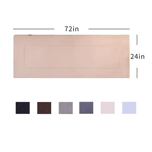 Soft Hallway Runner Rug,Washable Floor Rugs, Non Slip Memory Foam Rug,Super Water Absorption, Suitable for Bathroom Mat, Entrance,Kitchen, Living Room Decor (2x6ft Beige) - color: New Beige, size: 2' x 6' (Rectangular)