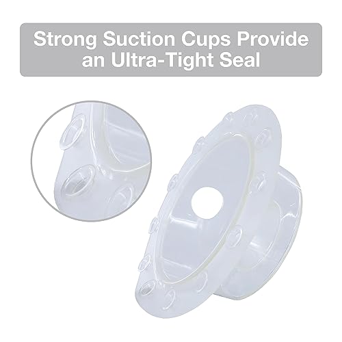 Bathtub Overflow Drain Cover for Fuller Baths, Bathroom Spa & Bath Accessories, Clear (12078)