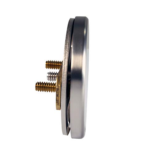 Westbrass Floating No-Hole Overflow Faceplate, Satin Nickel, D980R-07 - color: Satin Nickel, size: 1 Pack