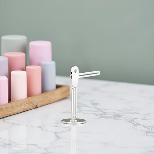 Silver Semicircular Metal Manual Toothpaste Squeezer Stainless Steel Dispenser Tube Squeezer Hand Cream Tube for Key Set Practi Toothpaste Squeezer Dispenser Tube Squeezers, Aids and Accessories