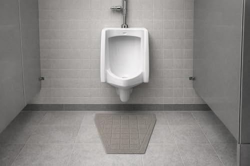 Guardian UPSAFECHES 20" x 20" Urinal Restroom mat- Case of 6. Chestnut tan Color. - color: Chestnut, size: 20" x 20"