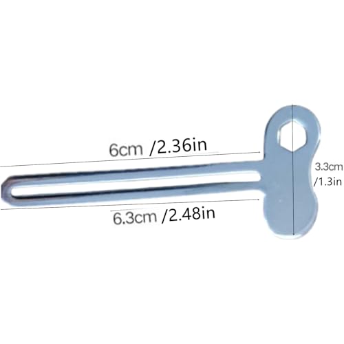 Toothpaste Squeezer, 4 Pcs Metal Tube Squeezer Key Stainless Steel Toothpaste Roller Tube Wringer Multi Functional Hexagon Wrench Bathroom Accessories for Paint Cream Cosmetic and Hair Dye