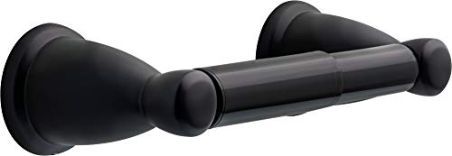Franklin Brass 5-Piece Matte Black Bathroom Set (2) Towel Racks, Ring, Toilet Paper Holder, Hook | Kinla Bath Accessories - color: Matte Black, style: 5-Piece Bath Accessory Set