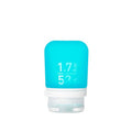 humangear GoToob+ (Small) | Refillable Silicone Travel Bottle | Locking Lid | Food-Safe Material | Aqua, Small (1.7 fl.oz; 53ml) - color: Aqua, size: 1.7 Ounces
