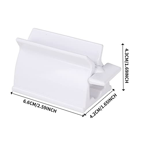 LONGFITE Toothpaste Squeezer Roller and Dispenser Large Stand Holder Multipurpose for Tube Items, 2 Pack