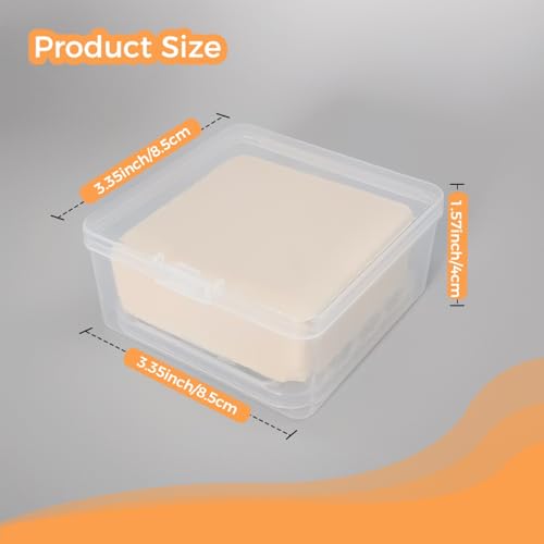Travel Soap Dish, Soap Box Case with Bar Soap Saver Pad Portable Soap Rest for Bathroom Shower Home Outdoor Gym Fitness Vonpri (Transparent 2Pack) - color: Transparent 2pack