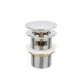 Chrome Freestanding Bathtub Drain Stopper, Compatible with Drain Kit - color: Chrome