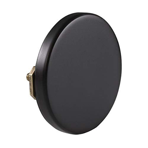 Westbrass Mushroom Tip-Toe Tub Trim Set with Floating Faceplate, Matte Black, D398RK-62 - color: Matte Black, size: 1 Pack