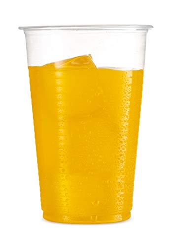 [80 Count] PlastiMade 9 Oz Clear Plastic Disposable Reusable Drinking Cups For Home, Office, Wedding, Events, Parties, Take Out, Water, Juice, Soda, Beer Cocktails (1 Pack) - color: 1 Pack, size: 9 Ounces
