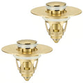 Tgosomt Bathroom Sink Stopper 2 Pack, Bathroom Sink Drain Strainer, Revolutionary Bathroom Accessories and Essentials (Brushed Gold) - color: Brushed Gold, size: 2 Pack