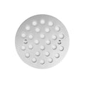 4-1/4 Inch Screw-in Round Floor Drain Cover Replacement Shower Drainer Grates (Brushed Nickel) - color: Brushed Nickel