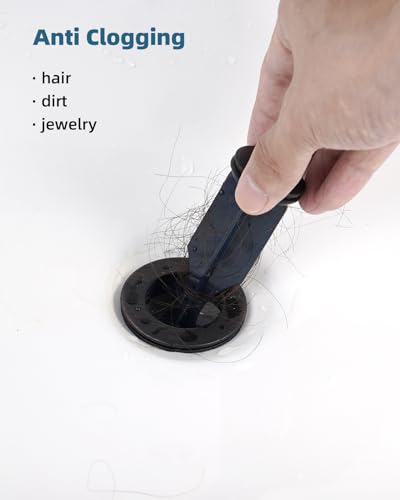 Bathroom Sink Drain Stopper with Lift Rod, Universal Fit, Oil Rubbed Bronze | Pop Up Sink Drain with Overflow, Drain Stopper for Vessel Sink, Assembly for Bathroom Faucet - color: Oil Rubbed Bronze