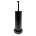 Matte Black Toilet Bowl Brush with Holder, Durable Bathroom Cleaning Tool, Modern Design for Easy Toilet Maintenance, Bathroom Cleaner Brush for Efficient Cleaning and Hygiene - color: Matte Black