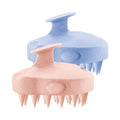 HEETA Scalp Massager 2 Pack for Hair Growth, Soft Silicone Bristles to Remove Dandruff and Relieve Itching, Scalp Scrubber for Hair Care Relax, Shampoo Brush for Wet Dry Use - New Pink & Blue - color: 01- New Pink & Blue