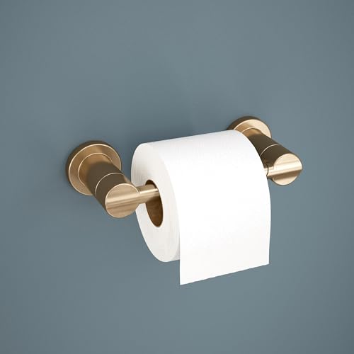 Delta Pivoting Toilet Paper Holder | Champagne Bronze | Wall Mount | Nicoli Bathroom Accessories - color: Champagne Bronze