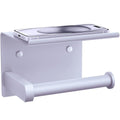 Toilet Paper Holder with Shelf Wall Mounted Toilet Paper Roll Dispenser | Heavy Duty Stainless Steel Lavender Purple - color: M- Lavender Purple