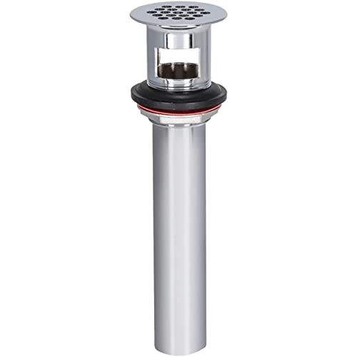 EZ-FLO 1-1/4 Inch x 8 Inch Replacement Bathroom Sink Grid Strainer, Chrome Plated, 35072