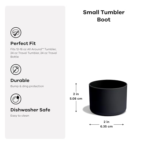 Hydro Flask Tumbler Boot – Bottom Protector Sleeve – Silicone Tumbler Accessory Small Nectar Orange - color: NECTAR ORANGE, style: Small (Fits Up to 28 Oz Tumblers)