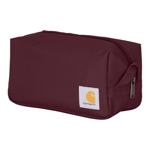 Carhartt Durable Travel Kit, Organize Essentials W/the Water Resistance Toiletry Bag, Port - color: Port