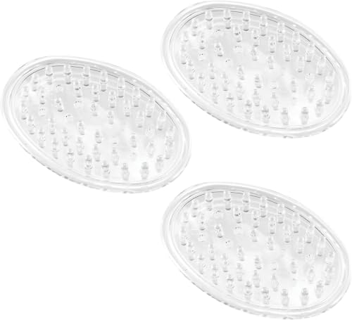 iDesign Plastic Soap Dish, Soap Saver, and Kitchen Sponge Holder - Set of 3, 0.75” x 3.25” x 4.75”, Clear (Pack of 12) - color: Clear (Pack of 12), style: Pack of 3